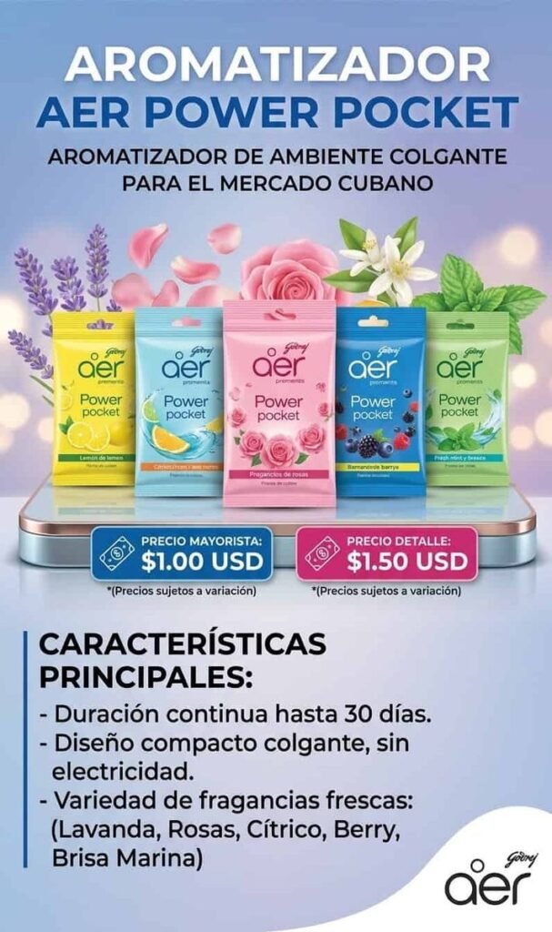 Aromatizador colgante Aer Power Pocket