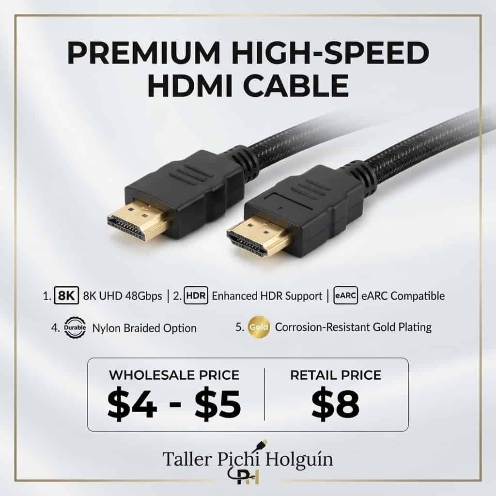 Cable HDMI premium de alta velocidad
