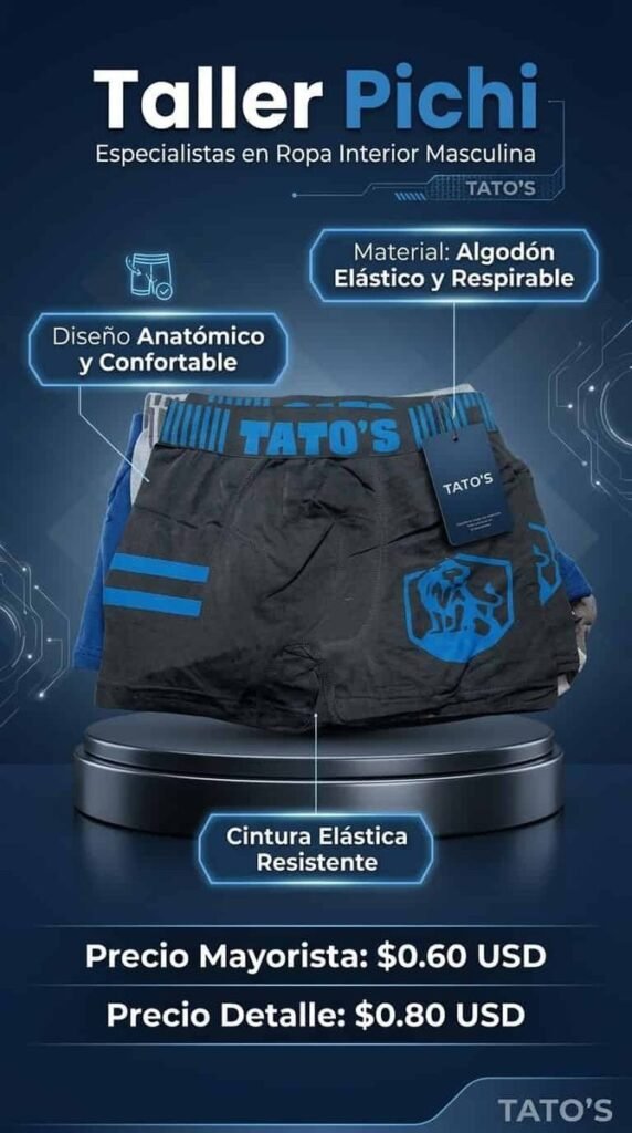 Calzoncillo bóxer Tato's