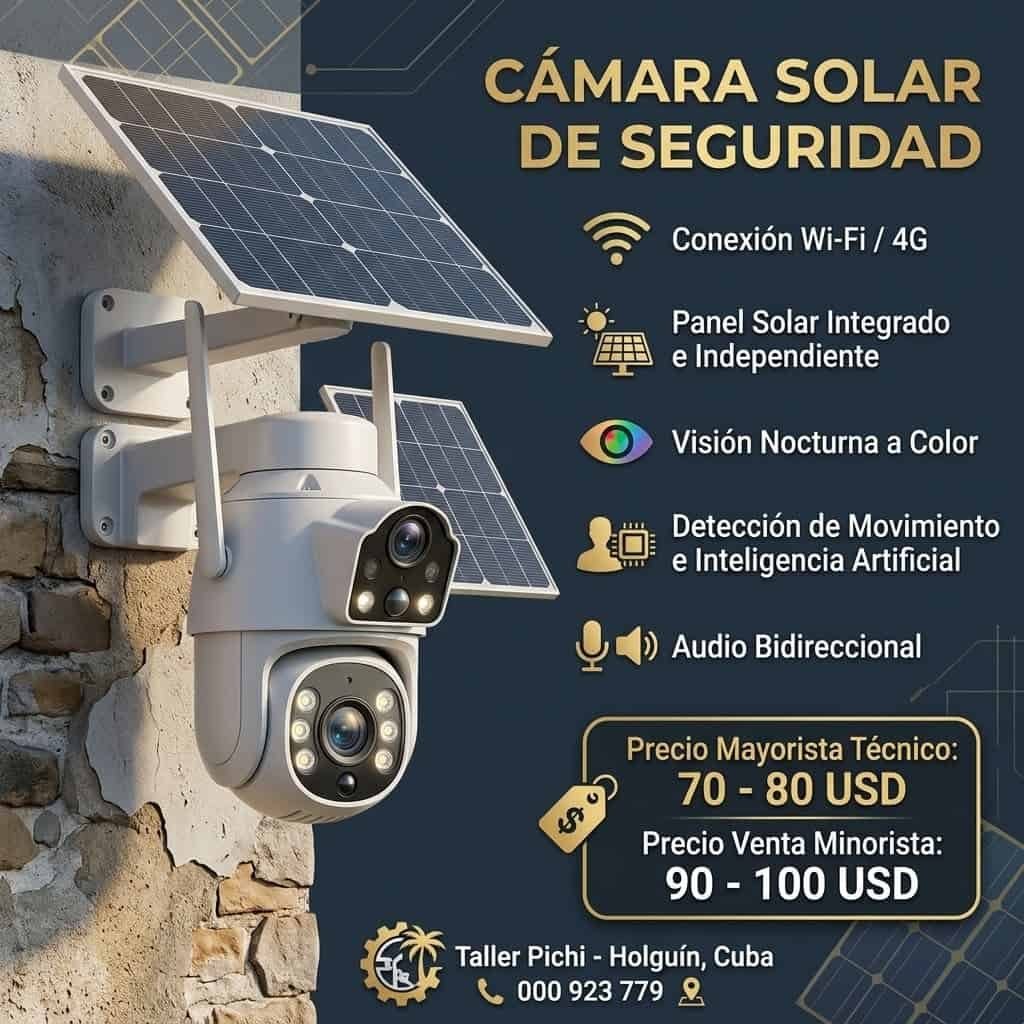 Cámara solar de seguridad WiFi / 4G