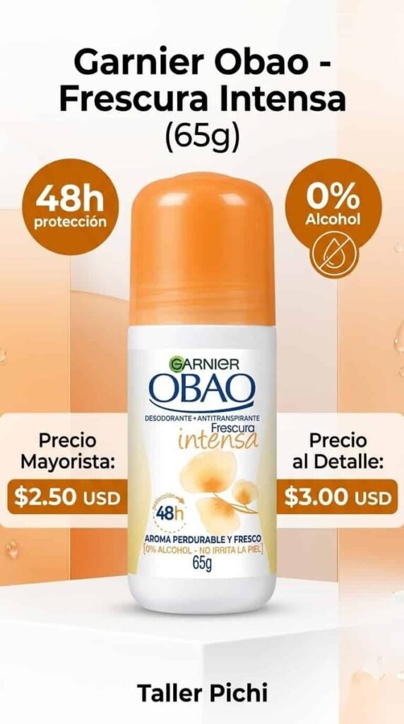 Desodorante Garnier Obao Frescura Intensa 65 g