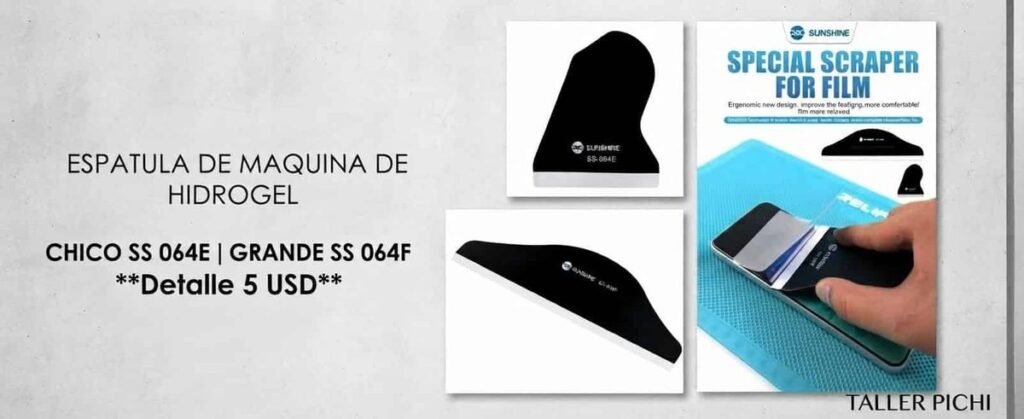 Espátula para máquina de hidrogel Sunshine