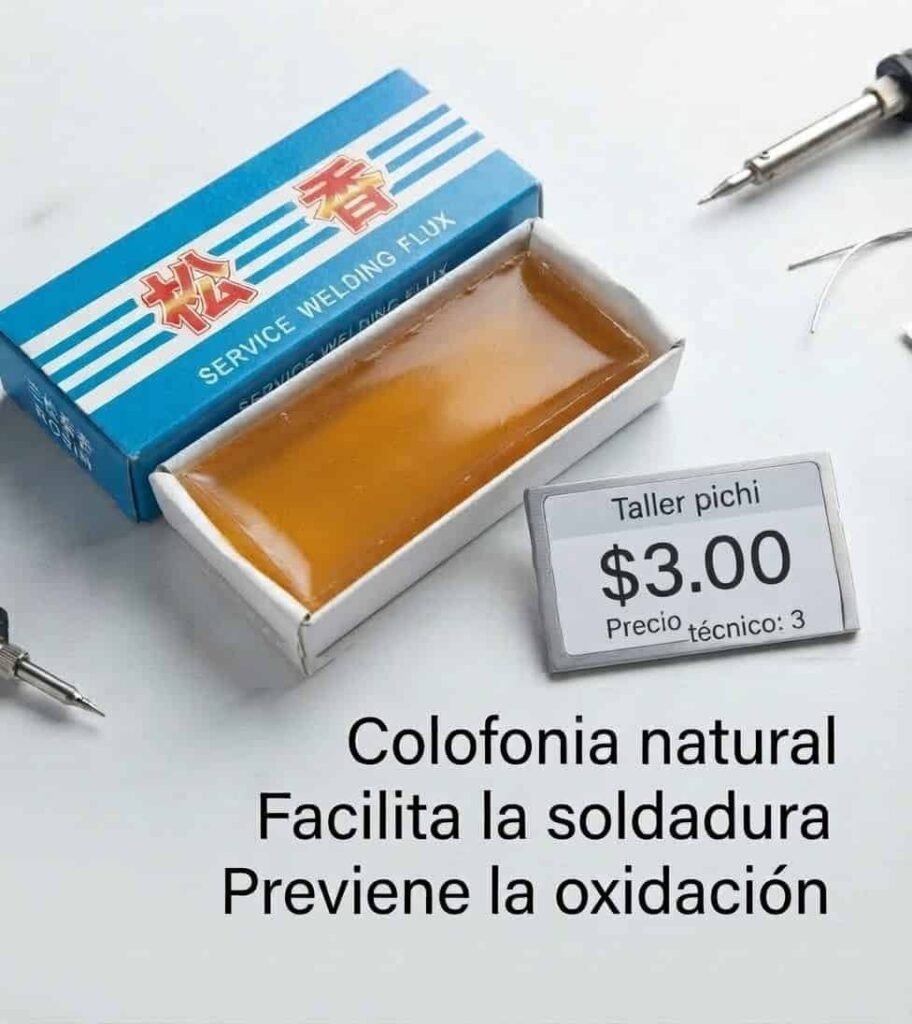 Flux de colofonia natural