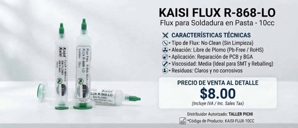 Flux en pasta Kaisi R-868-LO (10 cc)