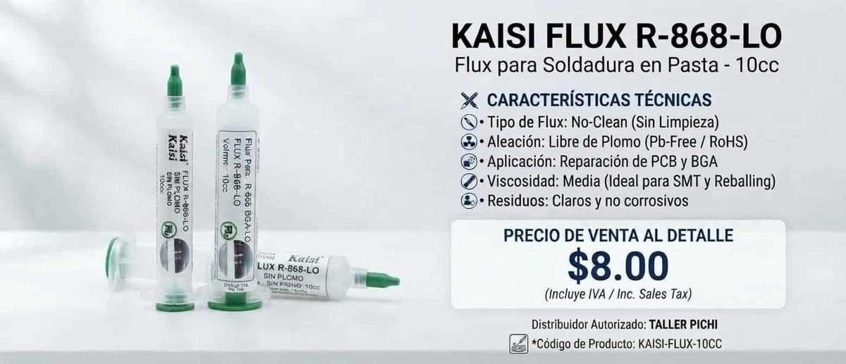 Flux en pasta Kaisi R-868-LO (10 cc)