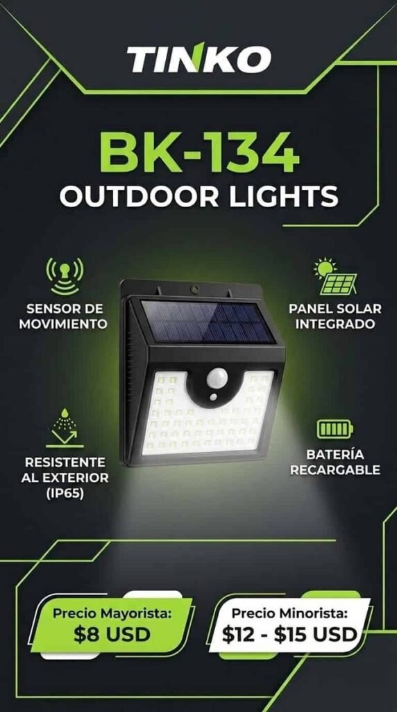 Luz solar exterior Tinko BK-134