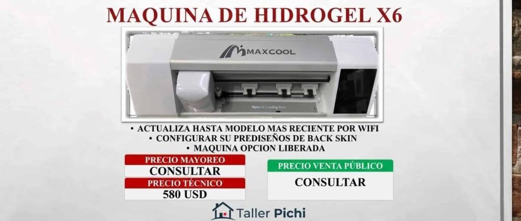 Máquina de hidrogel Maxcool X6
