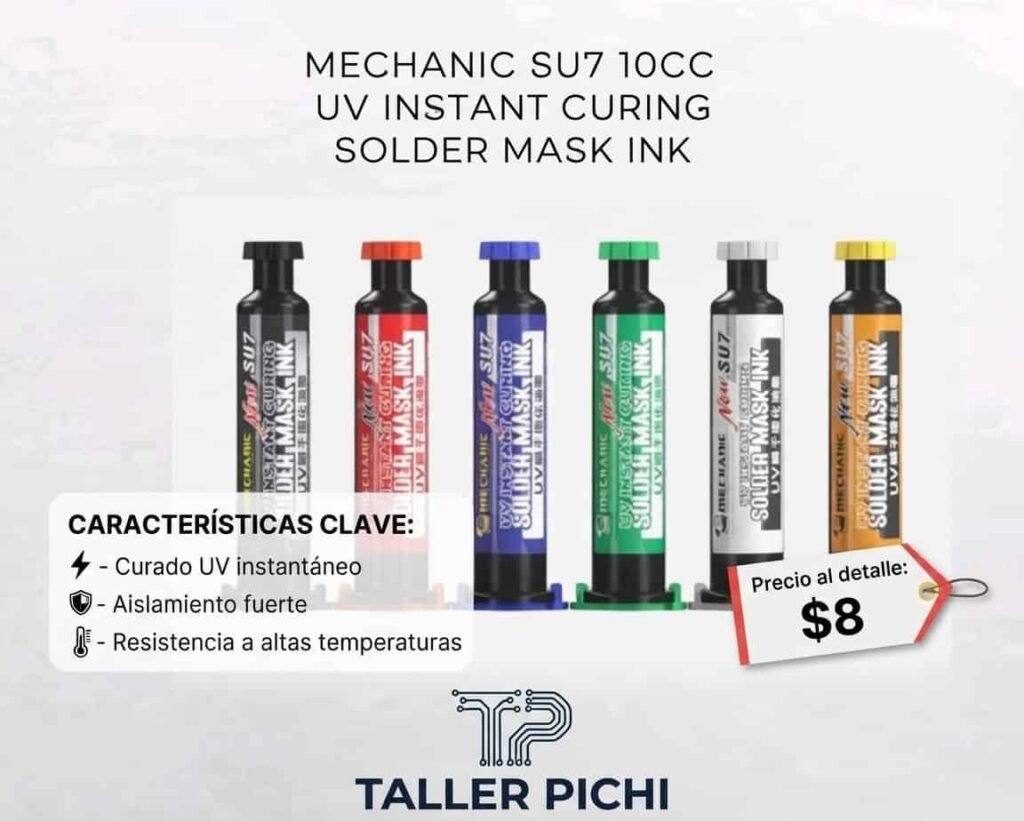 Máscara de soldadura UV Mechanic SU7 (10 cc)
