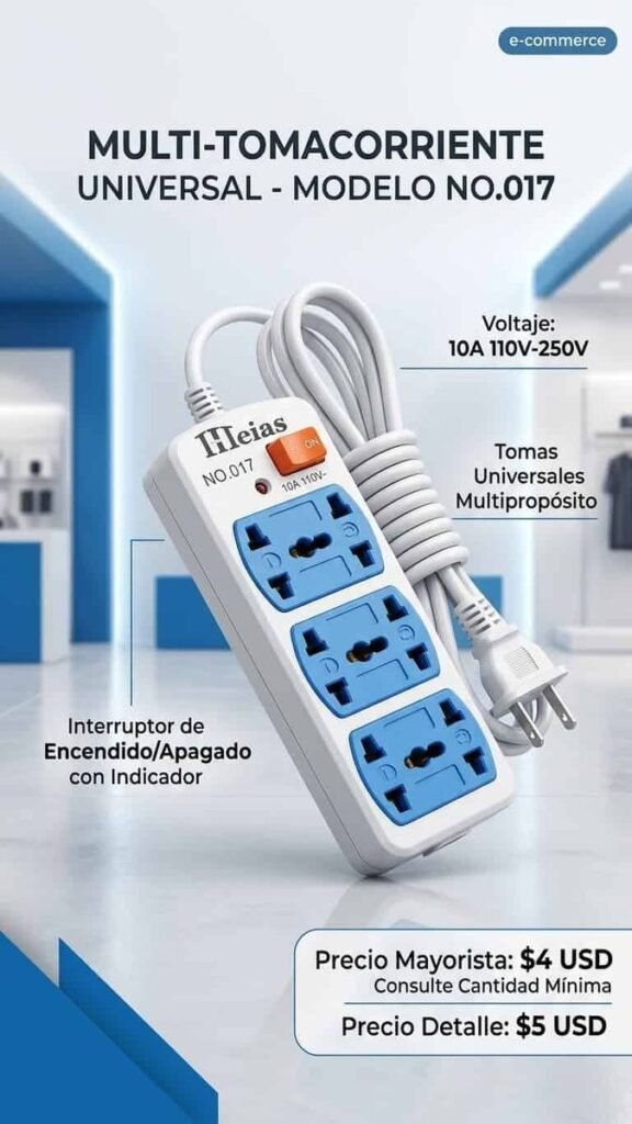 Multitomacorriente universal Heias No.017