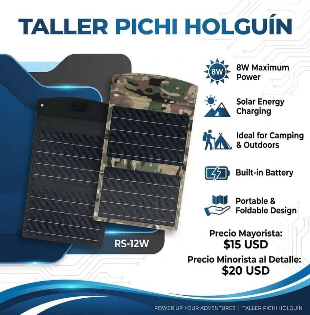 Panel solar plegable RS-12W