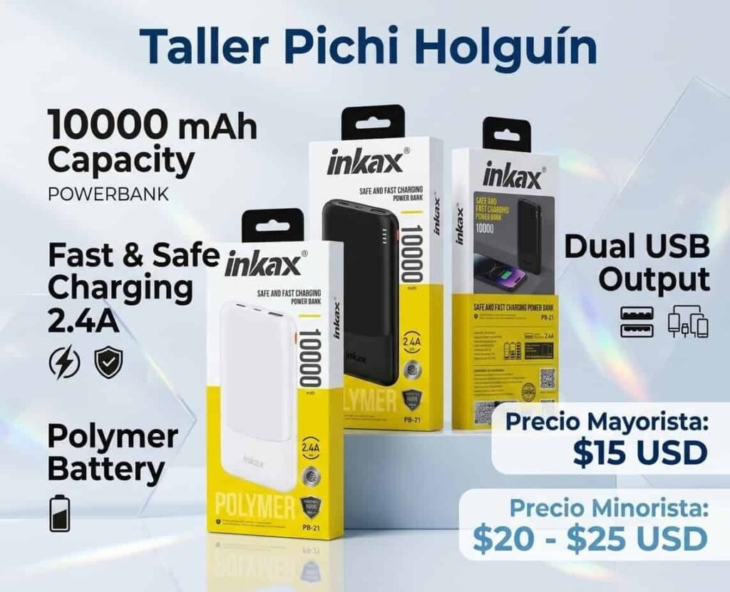 Powerbank Inkax 10000 mAh